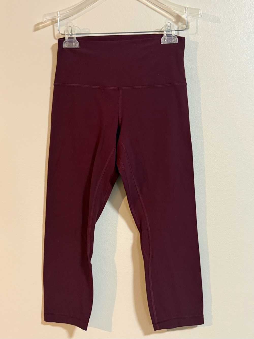 Lululemon Align Crop 21" Garnet (Size 6) - Picture 3 of 6
